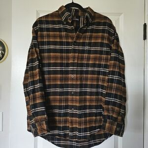 Vintage Consensus Brown Flannel